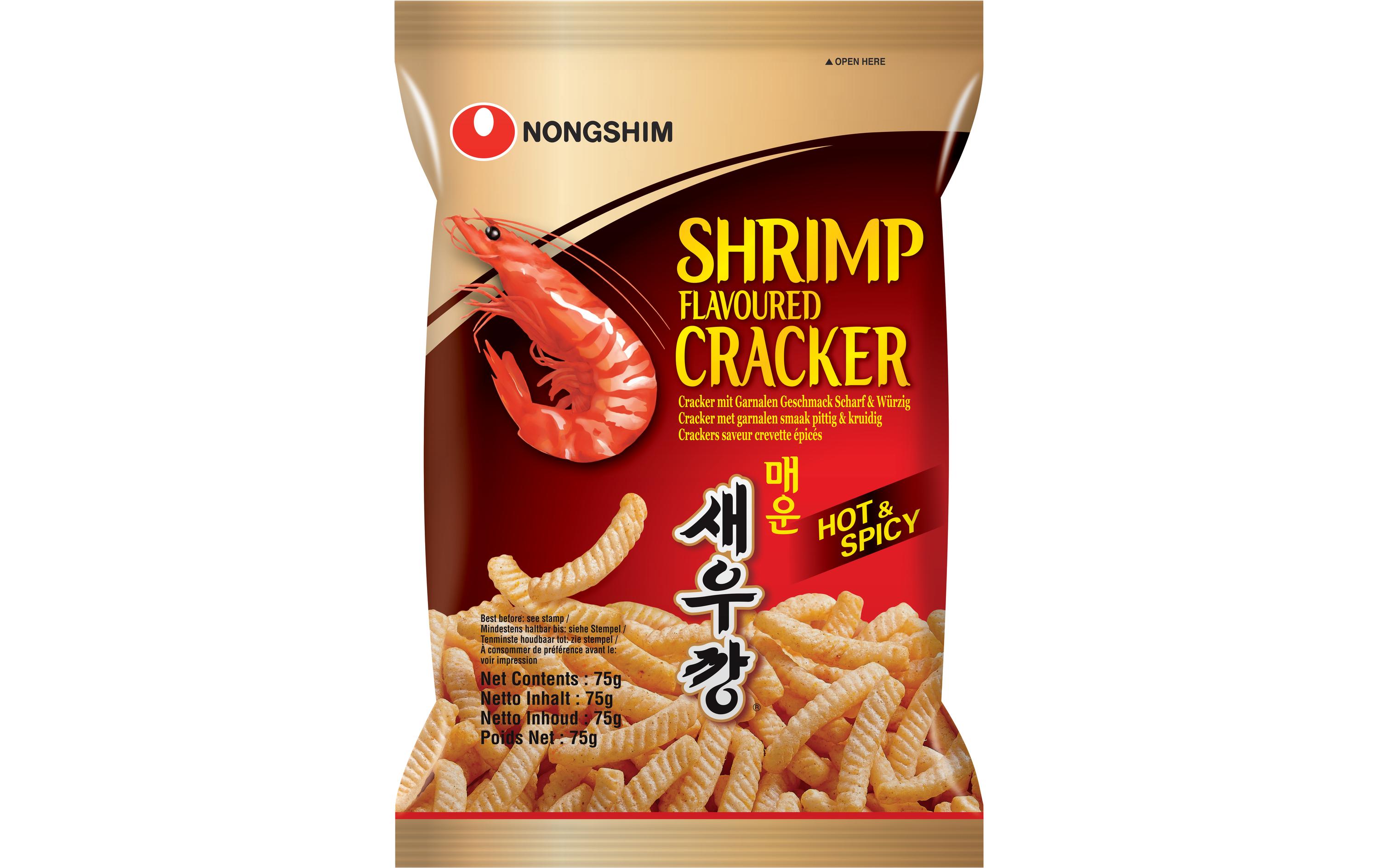 Nongshim Shrimp Flavoured Cracker hot 75 g