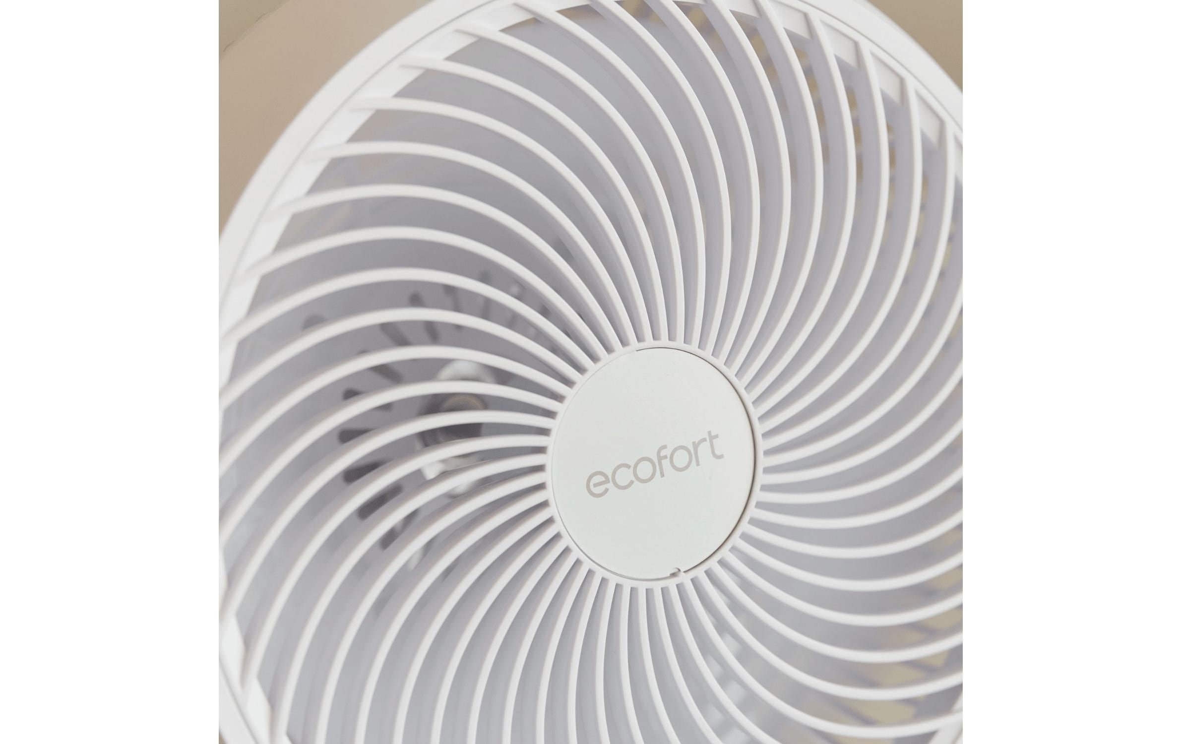 Ecofort Tischventilator ecoQ SilentAir Tavo Weiss