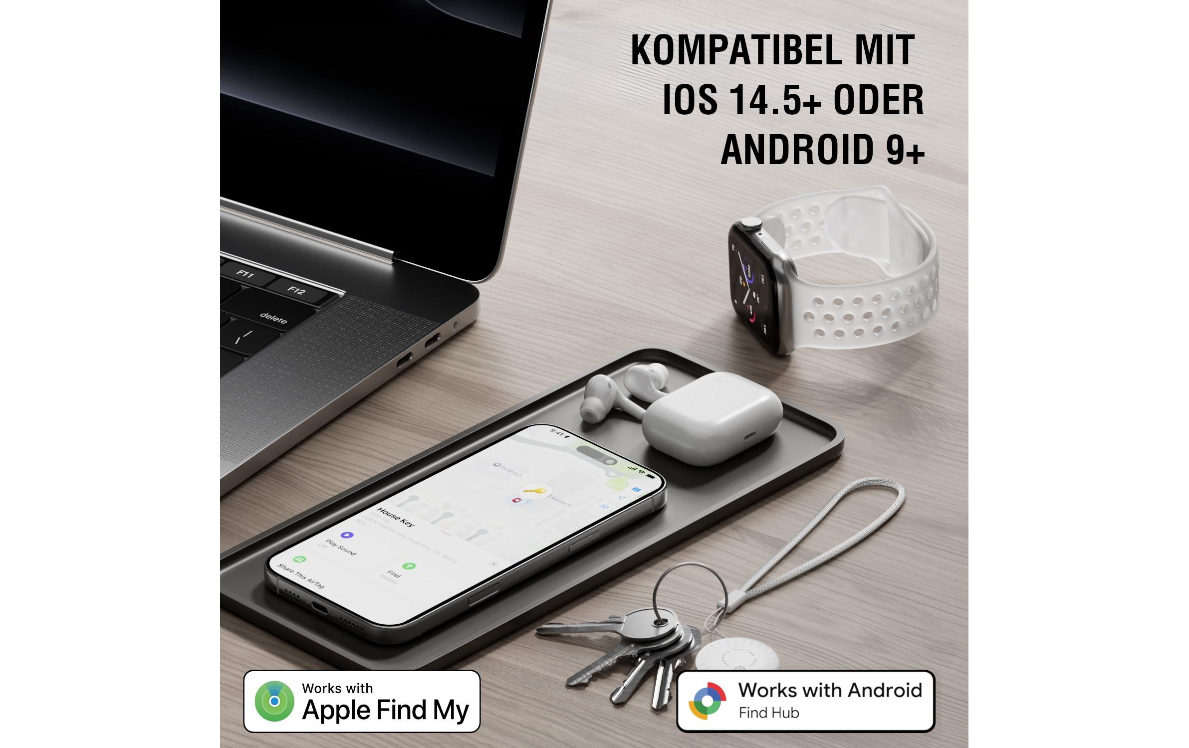 4smarts Finder SkyTag Duos mit Kofferanhänger Schwarz/Weiss 4smarts Finder SkyTag Duos mit Kofferanhänger Schwarz/Weiss