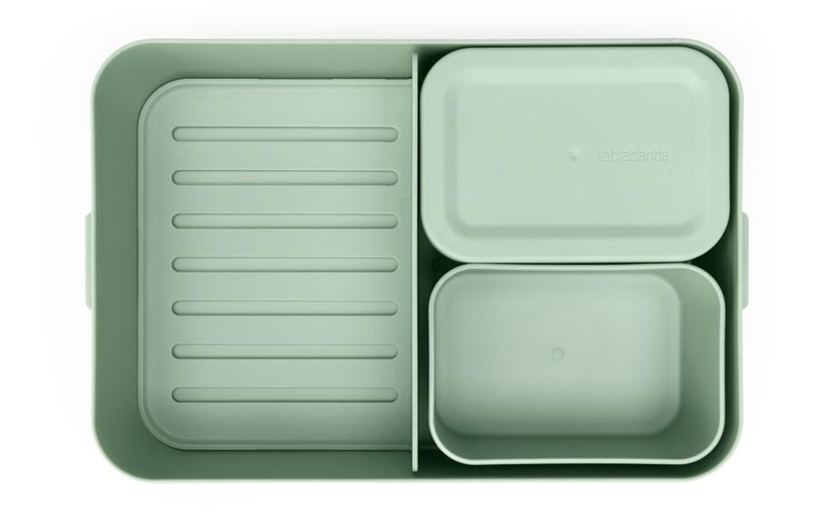 Brabantia Lunchbox Make & Take 25.5 x 16.7 x 6.2 cm, Hellgrün