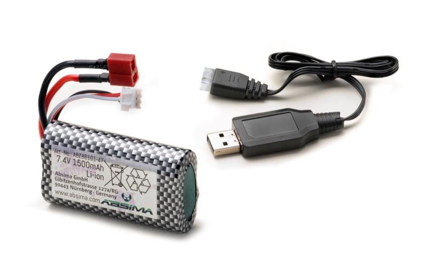 Absima Monster Truck MINI AMT gelb/grün, 4WD, RTR, 1:16