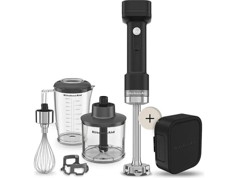 KitchenAid Stabmixer GO 5KHBRV75BM Schwarz KitchenAid Stabmixer GO 5KHBRV75BM Schwarz