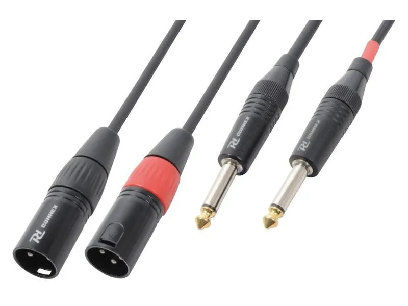PD Connex CX64-01 XLR 3 Pole, male - Klinke 6.3 mm, male 0.2 m PD Connex CX64-01 XLR 3 Pole, male - Klinke 6.3 mm, male 0.2 m