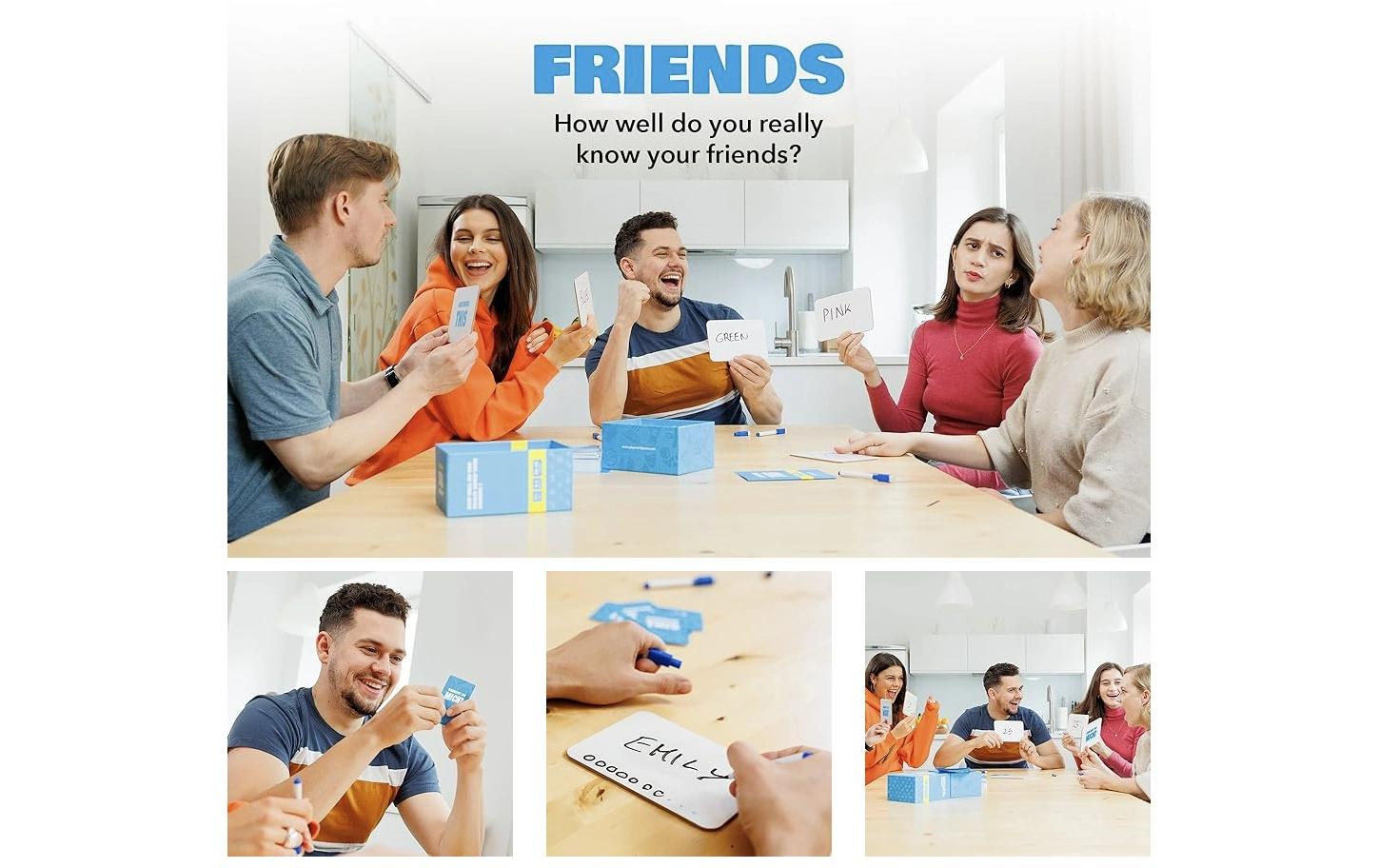 THE WORLD GAME Kartenspiel Kennst Du mich – Freunde -DE-