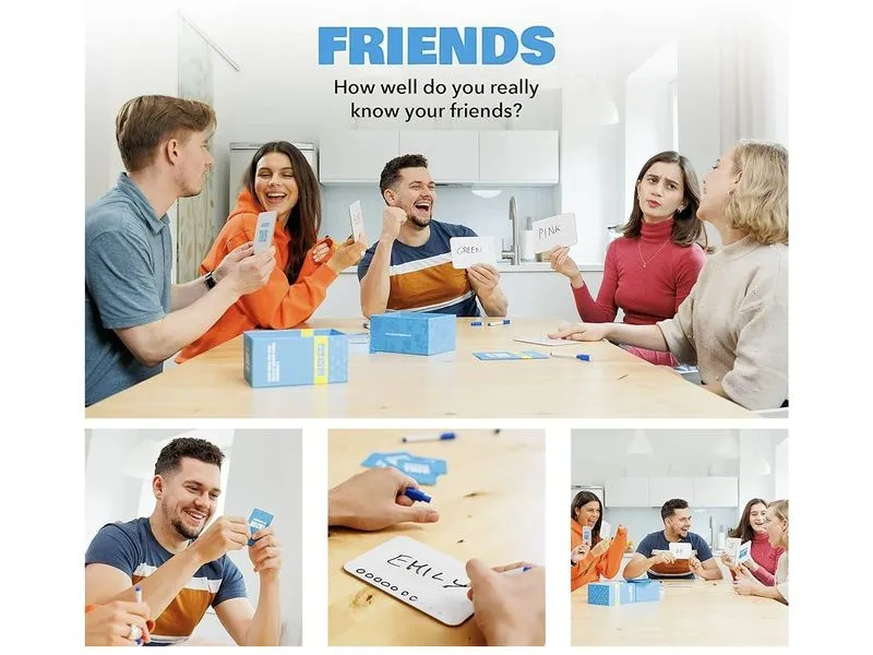 THE WORLD GAME Kartenspiel Kennst Du mich – Freunde -DE-