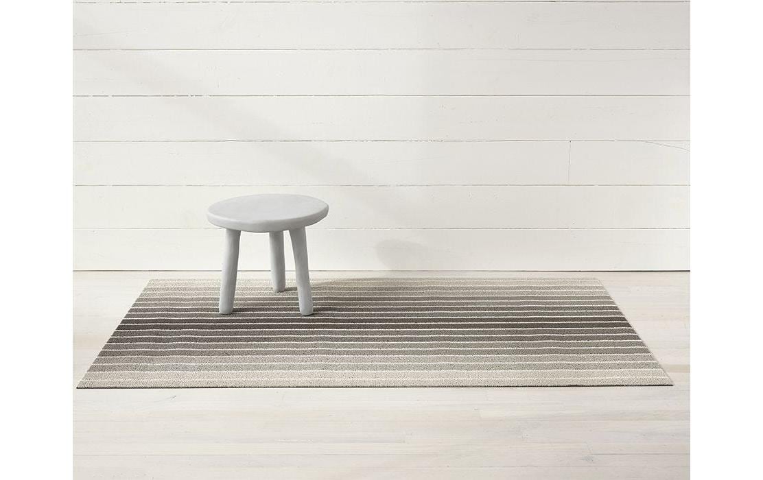 Chilewich Fussmatte Block Stripe Taupe 46 cm x 71 cm