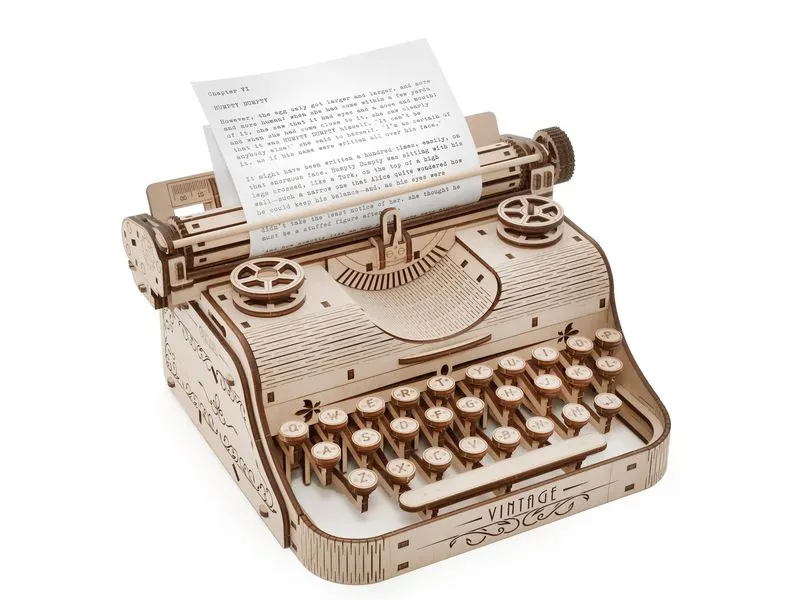 Eco-Wood-Art Bausatz Schreibmaschine Eco-Wood-Art Bausatz Schreibmaschine
