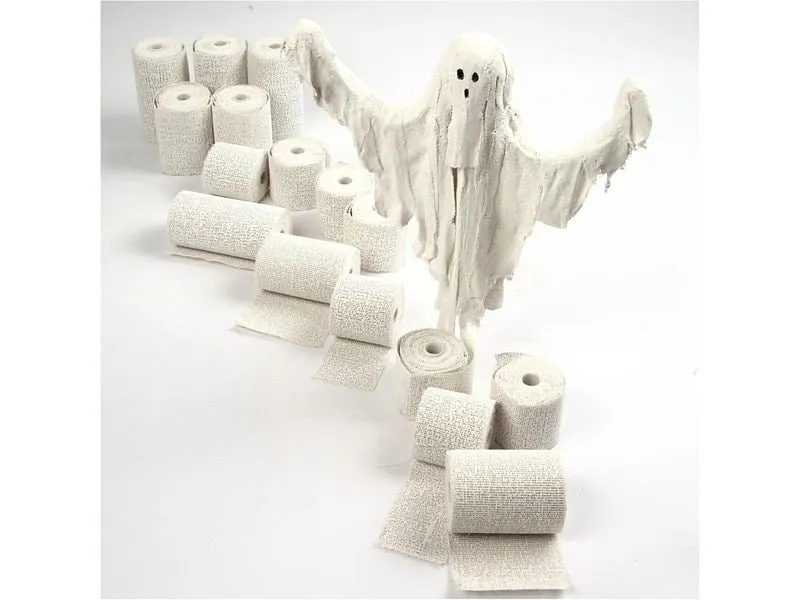 Creativ Company Gipsbinden Weiss, 4 Rollen