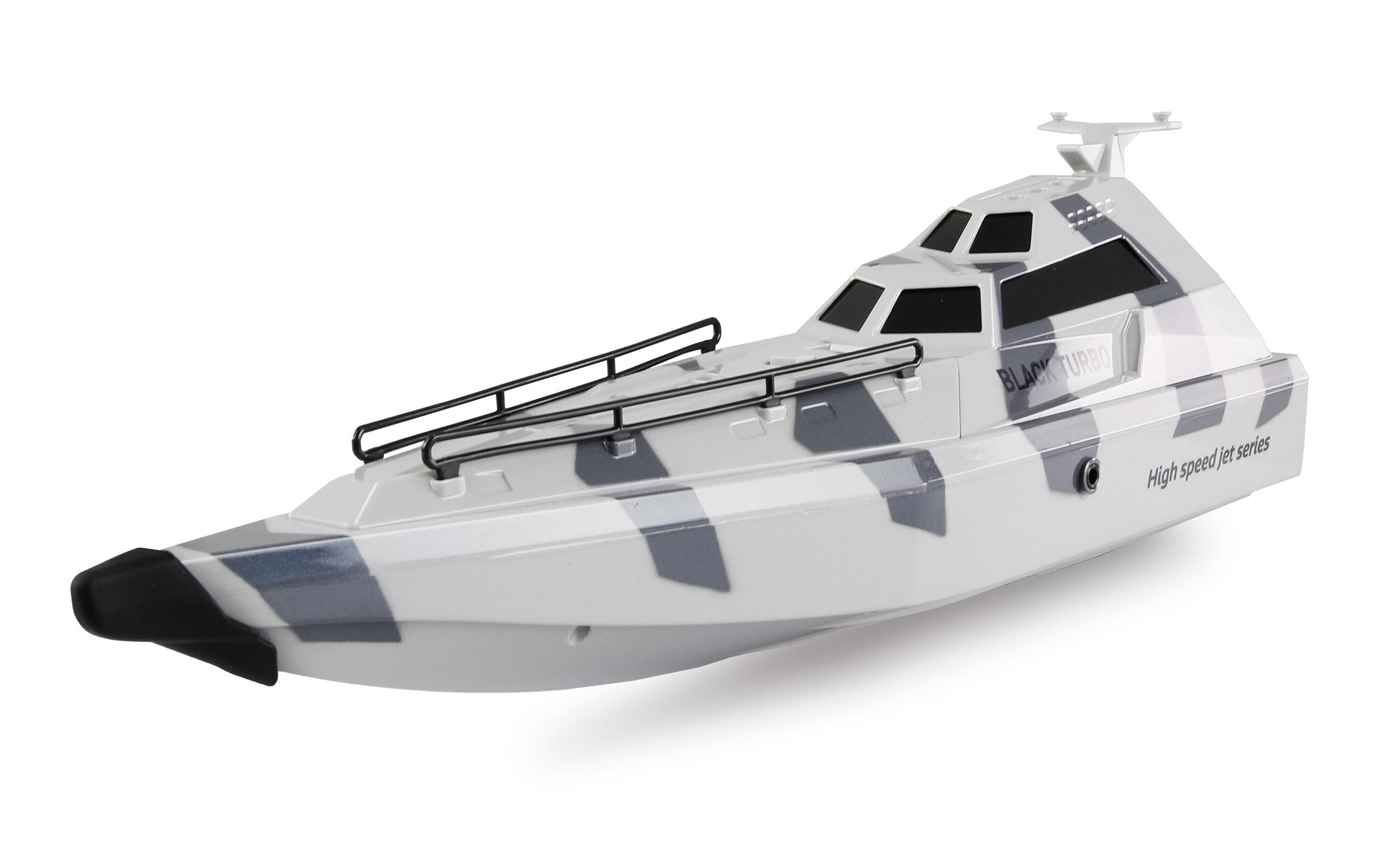 Amewi Militärboot Black Turbo Weiss, 420 mm, RTR Amewi Militärboot Black Turbo Weiss, 420 mm, RTR