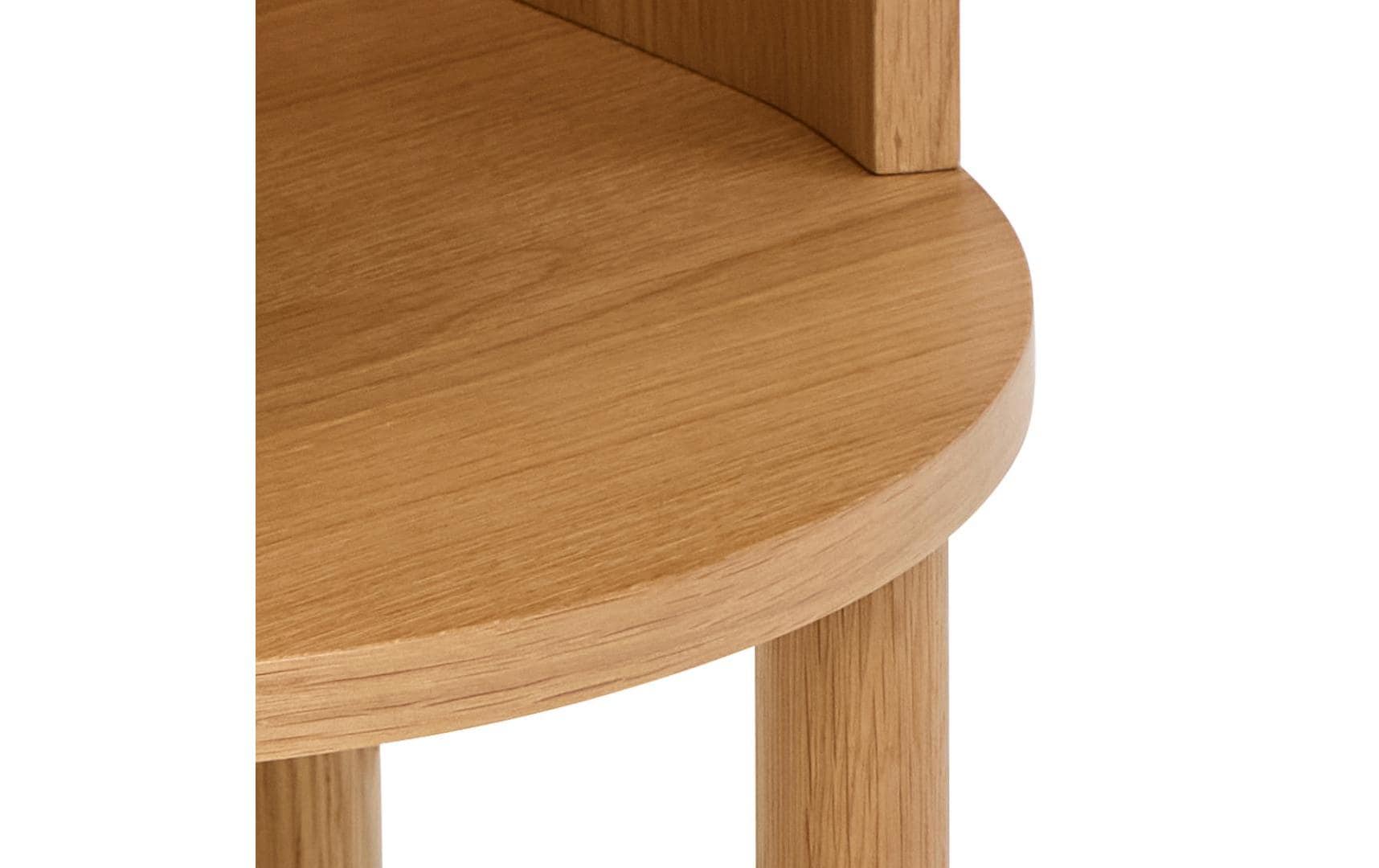 AC Design Nachttisch Paron Hellbraun, 40 x 31.5 x 60 cm