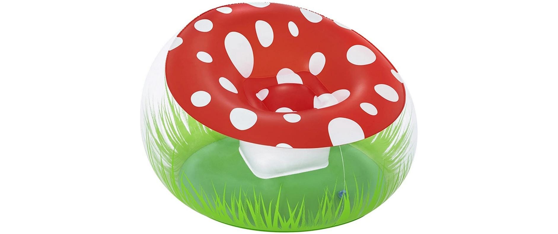 Bestway Aufblasbarer Sessel Fliegenpilz 112 x 112 cm