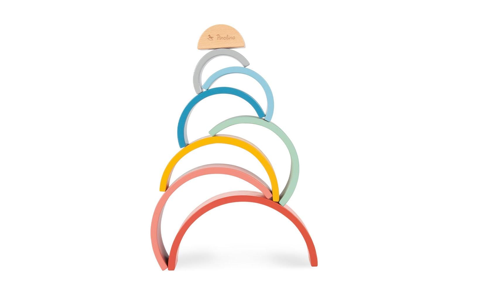 Pinolino Stapelspielzeug Holz-Regenbogen Ruby