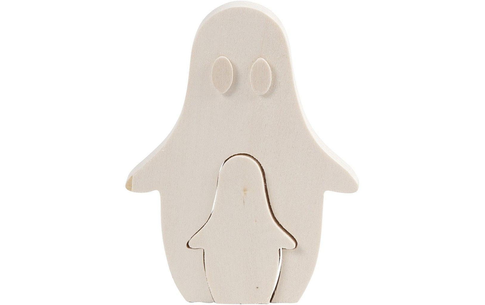Creativ Company Holzfigur 6 + 11.5 cm Geist, 2 Stück