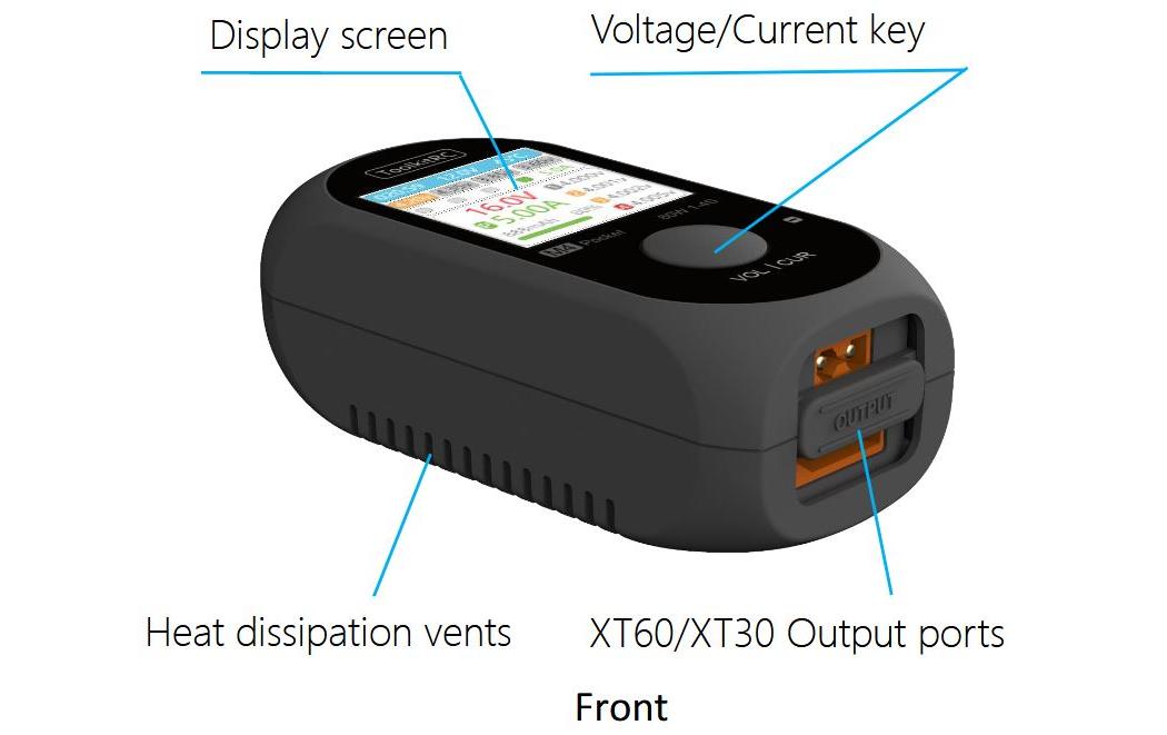 ToolkitRC Ladegerät M4 Pocket, DC, 80W, 1-4S ToolkitRC Ladegerät M4 Pocket, DC, 80W, 1-4S