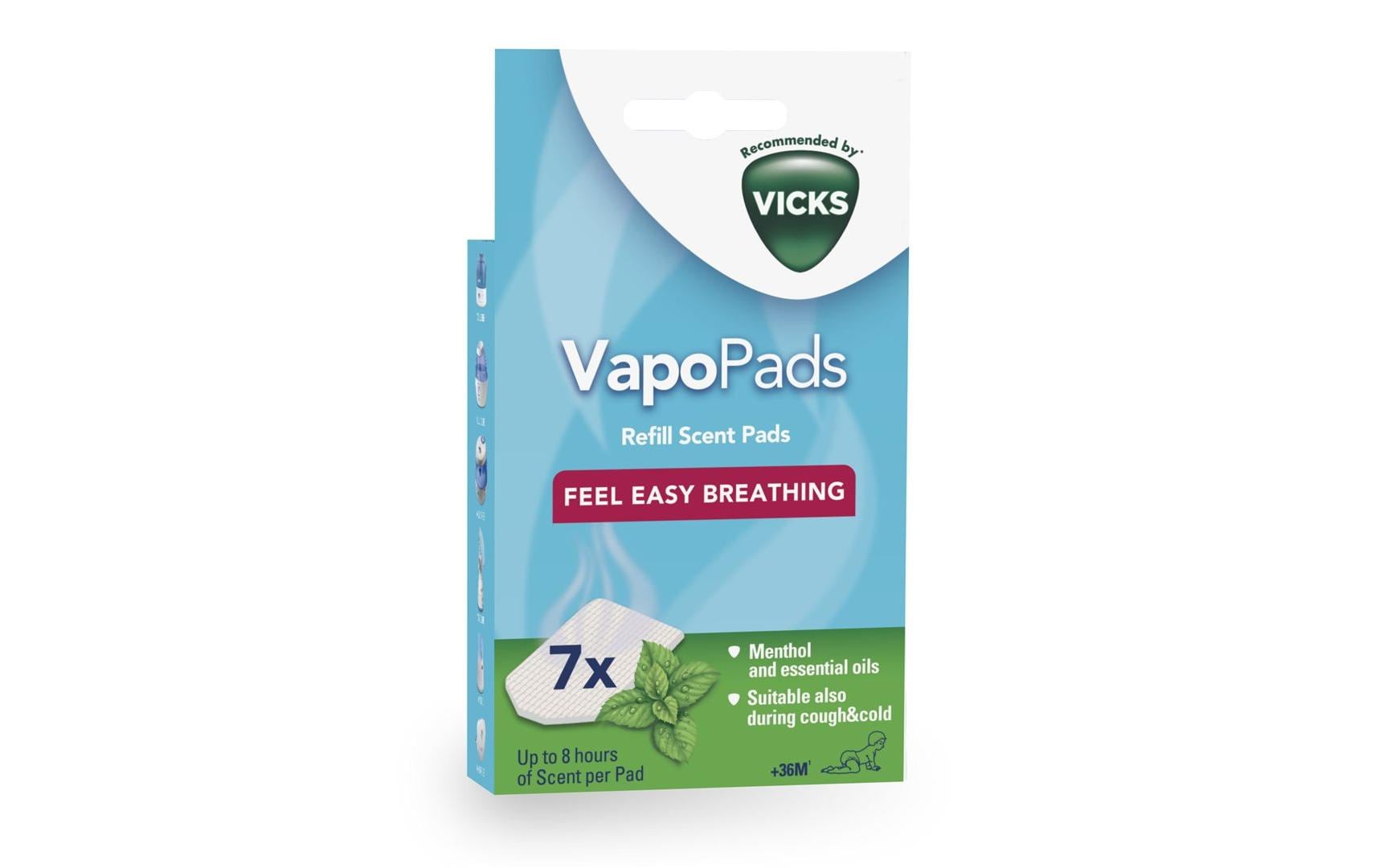 Vicks Vapo Pads Nachfüllpackung Menthol 7 Stück
