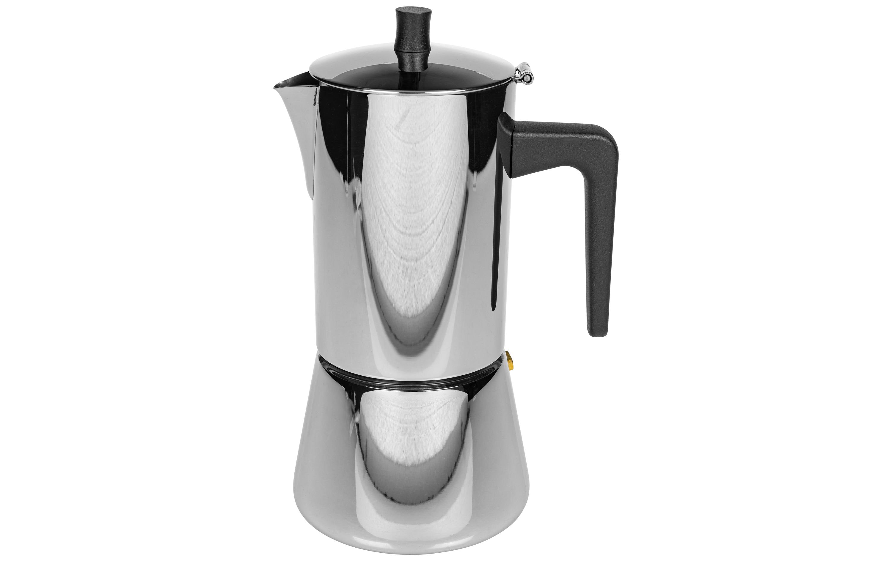 FURBER Espressokocher Chicchi 6 Tassen, Silber