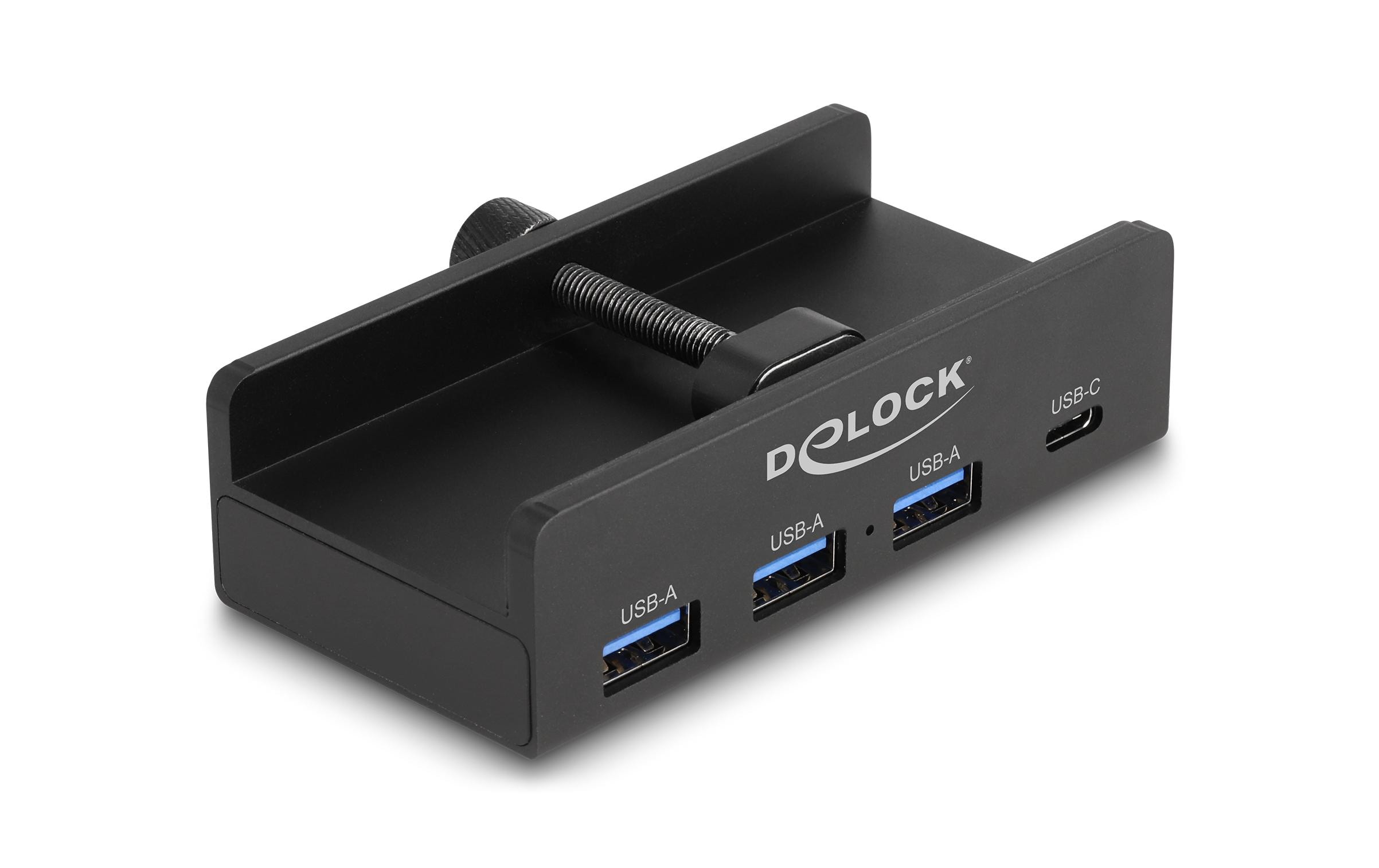 Delock USB-Hub 5 Gbps, 1x USB-C, 3x USB-A Delock USB-Hub 5 Gbps, 1x USB-C, 3x USB-A