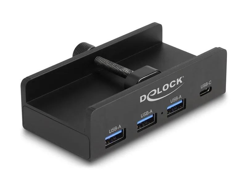 Delock USB-Hub 5 Gbps, 1x USB-C, 3x USB-A Delock USB-Hub 5 Gbps, 1x USB-C, 3x USB-A