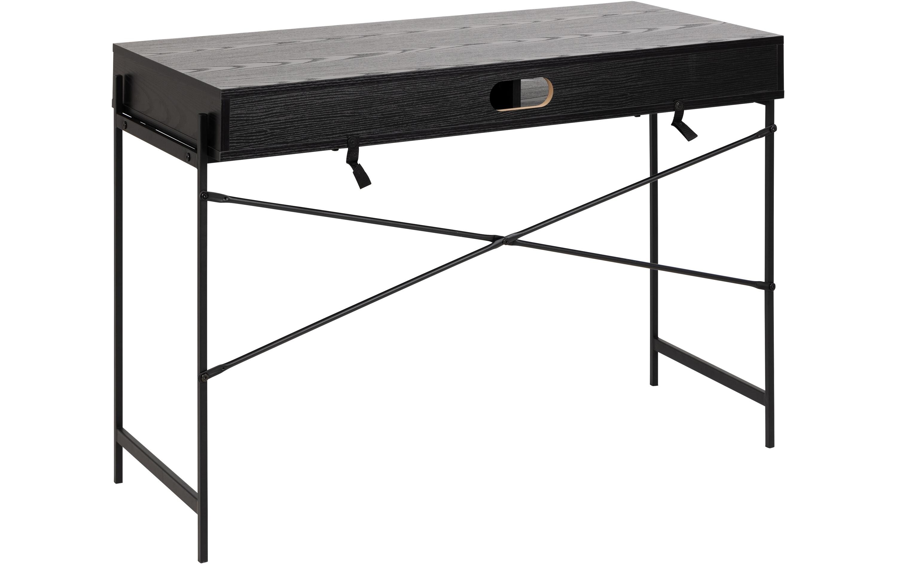 AC Design Tisch Angus, Schwarz / Schwarz