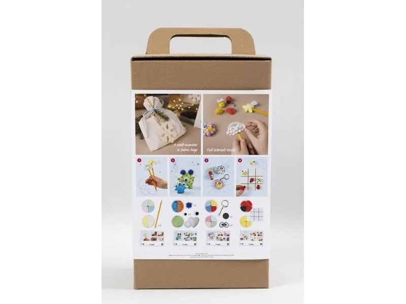 Creativ Company Adventskalender Bastelset Modellieren, 4 Stück