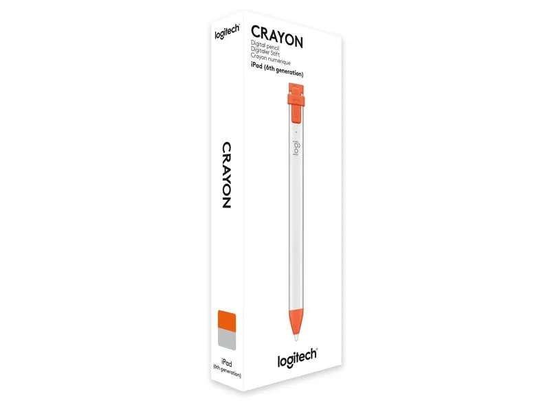 Logitech Eingabestift Crayon Grau/Orange Logitech Eingabestift Crayon Grau/Orange