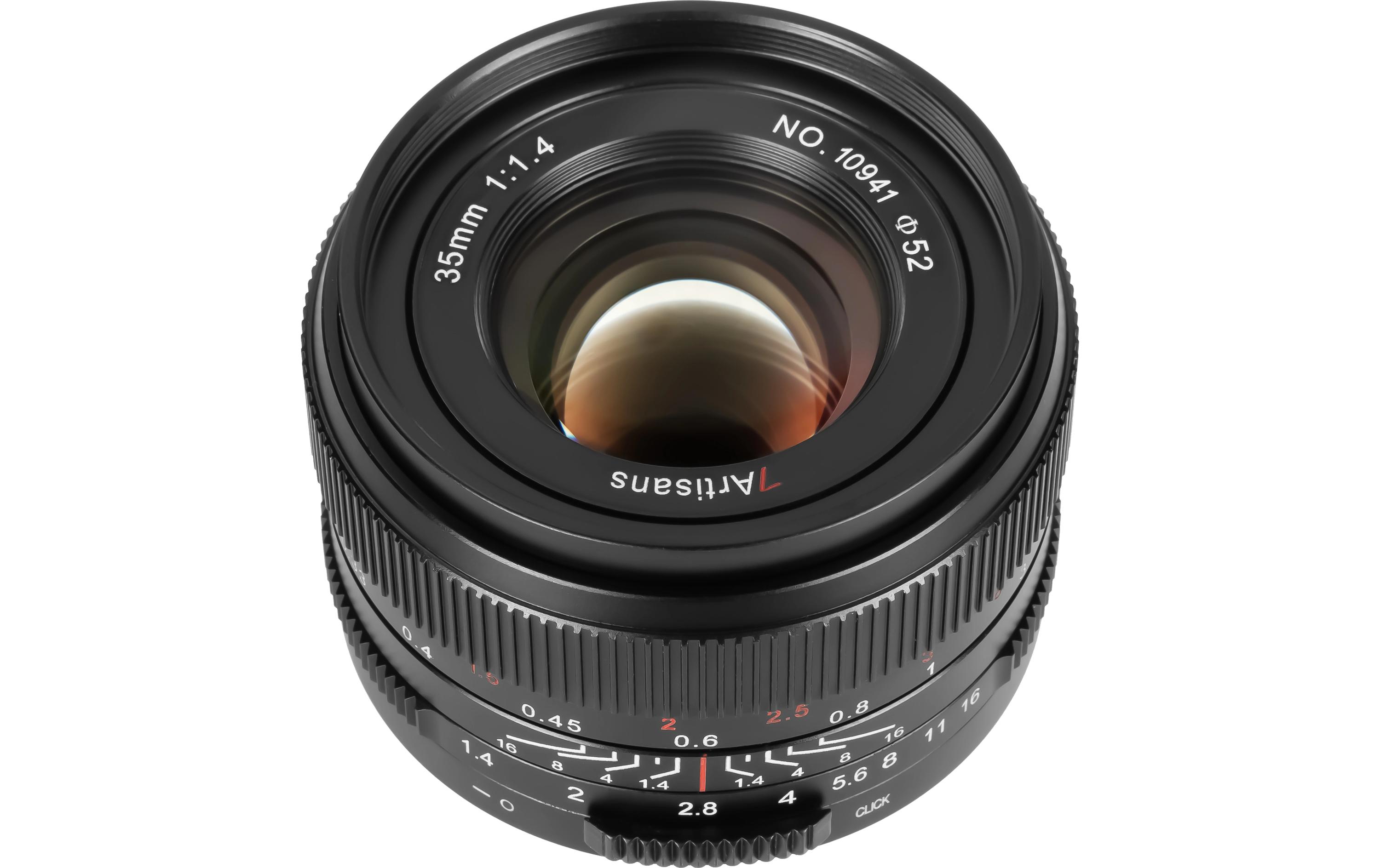 7Artisans Festbrennweite 35mm F/1.4 Mark III FF Schwarz – Nikon Z
