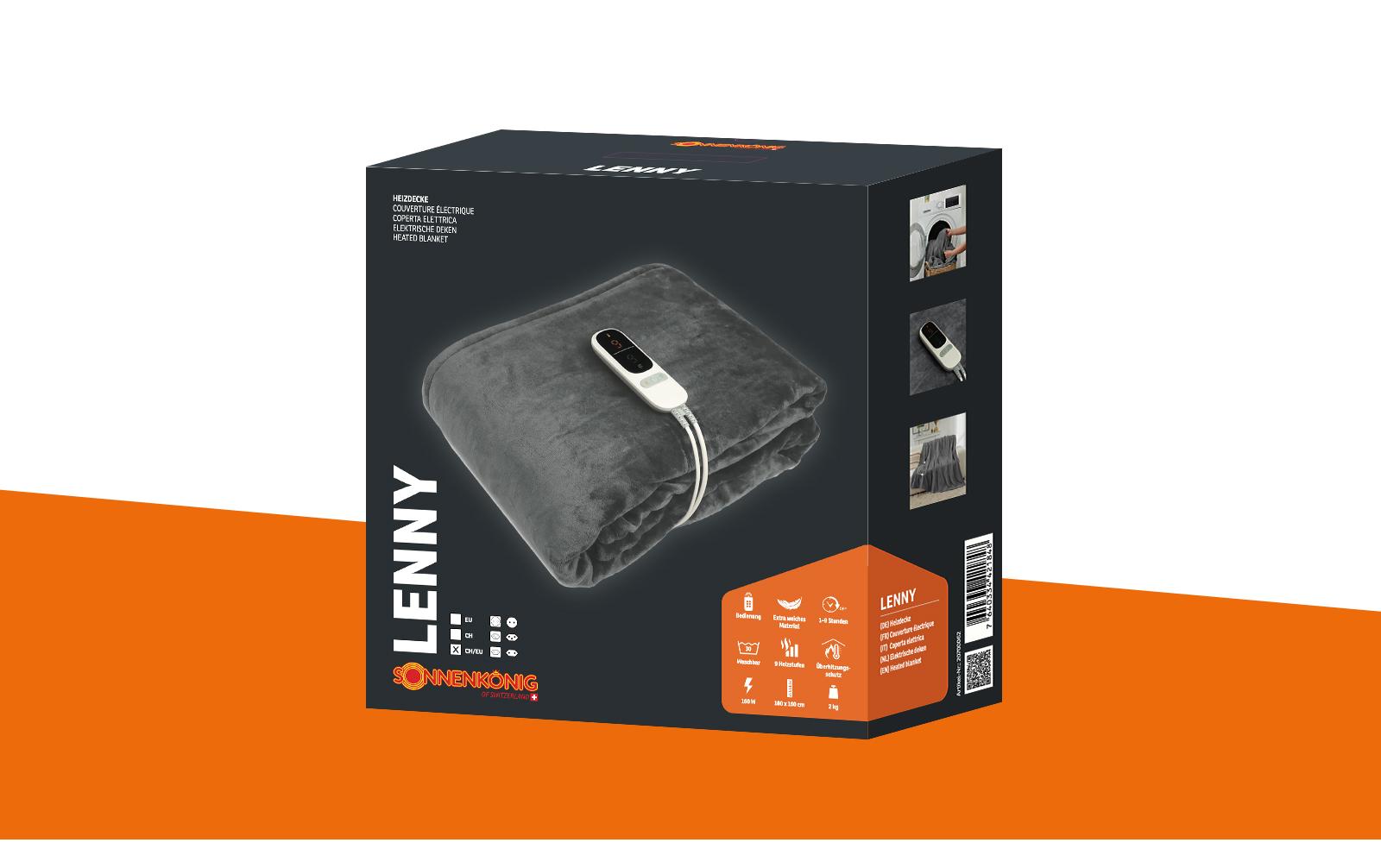 Sonnenkönig Wärmedecke Lenny Grau