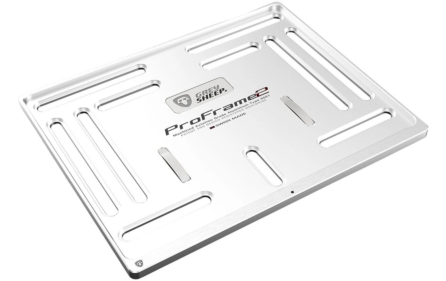 GREY SHEEP. Kennzeichenhalter ProFrame 2, Phantom Silver GREY SHEEP. Kennzeichenhalter ProFrame 2, Phantom Silver