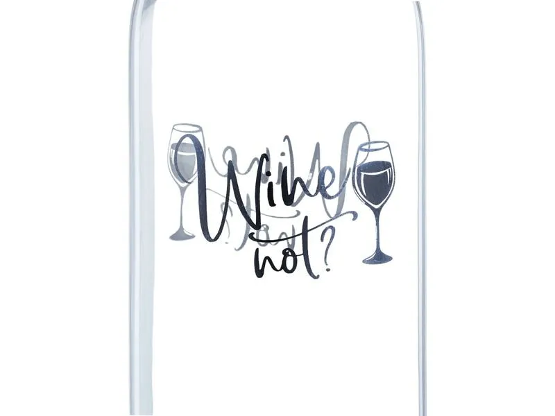 relaxdays Universal Weinglas Wine not 750 ml, 1 Stück, Transparent relaxdays Universal Weinglas Wine not 750 ml, 1 Stück, Transparent