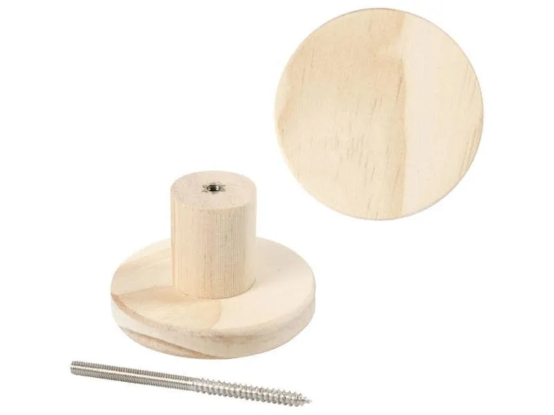 Creativ Company Holzartikel 7 cm Garderobenhaken