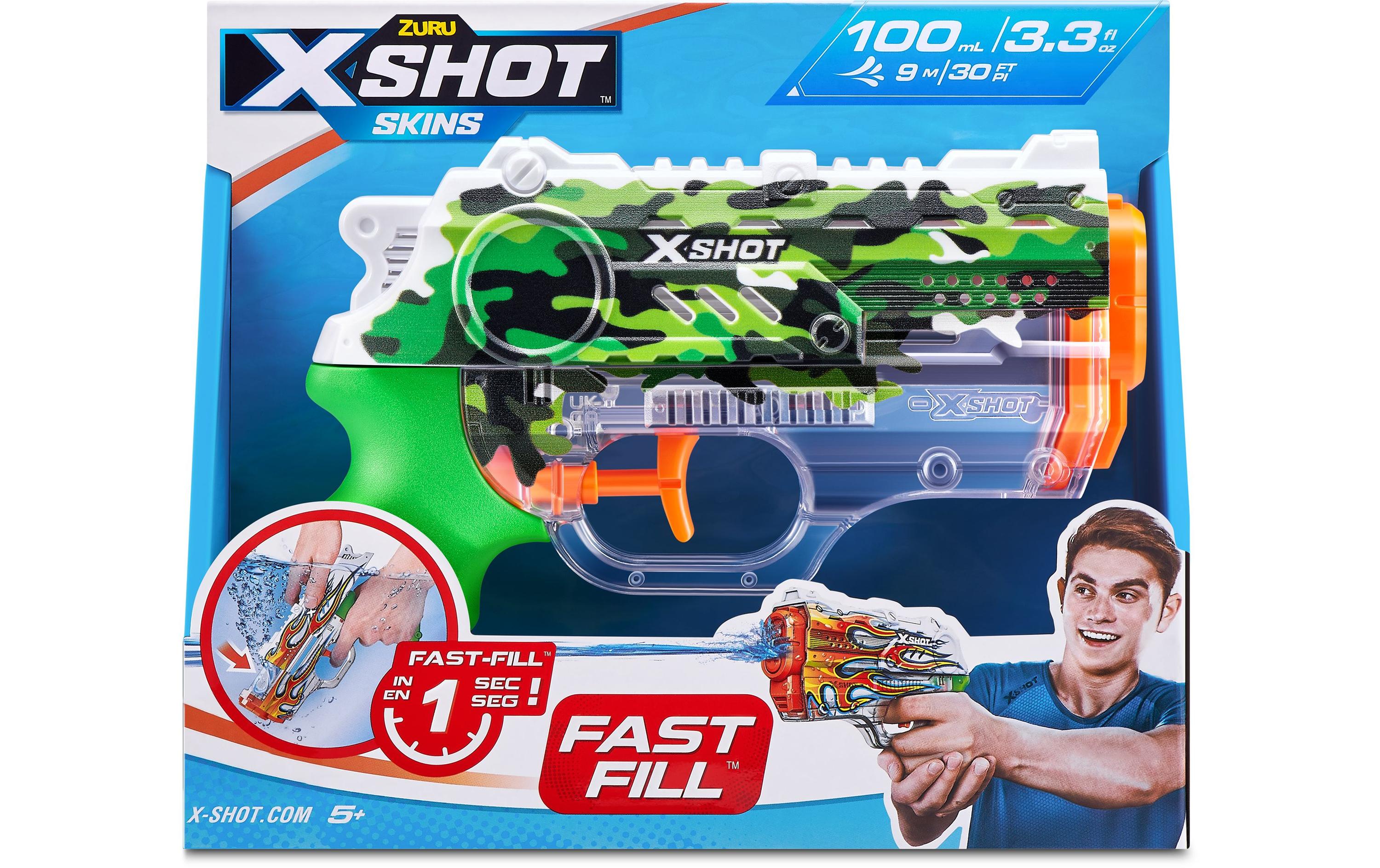X-Shot X-Shot Water Skins Nano Fast Fill Jungle Camo 100 ml