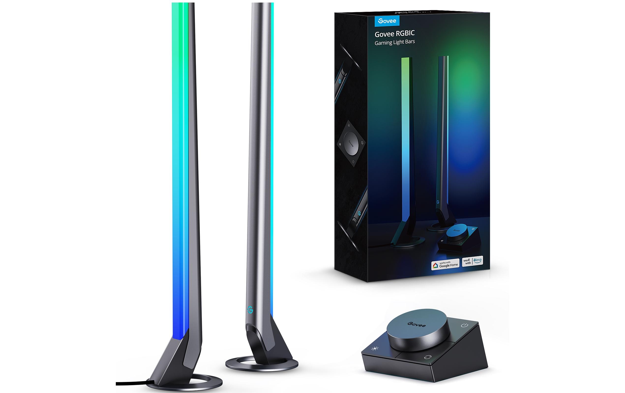 Govee Gaming Lichtbalken mit Smart Controller, RGBIC, Wi-Fi + BT