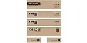 VASAGLE Kommode Landhausstil 40 x 80 cm, Weiss VASAGLE Kommode Landhausstil 40 x 80 cm, Weiss
