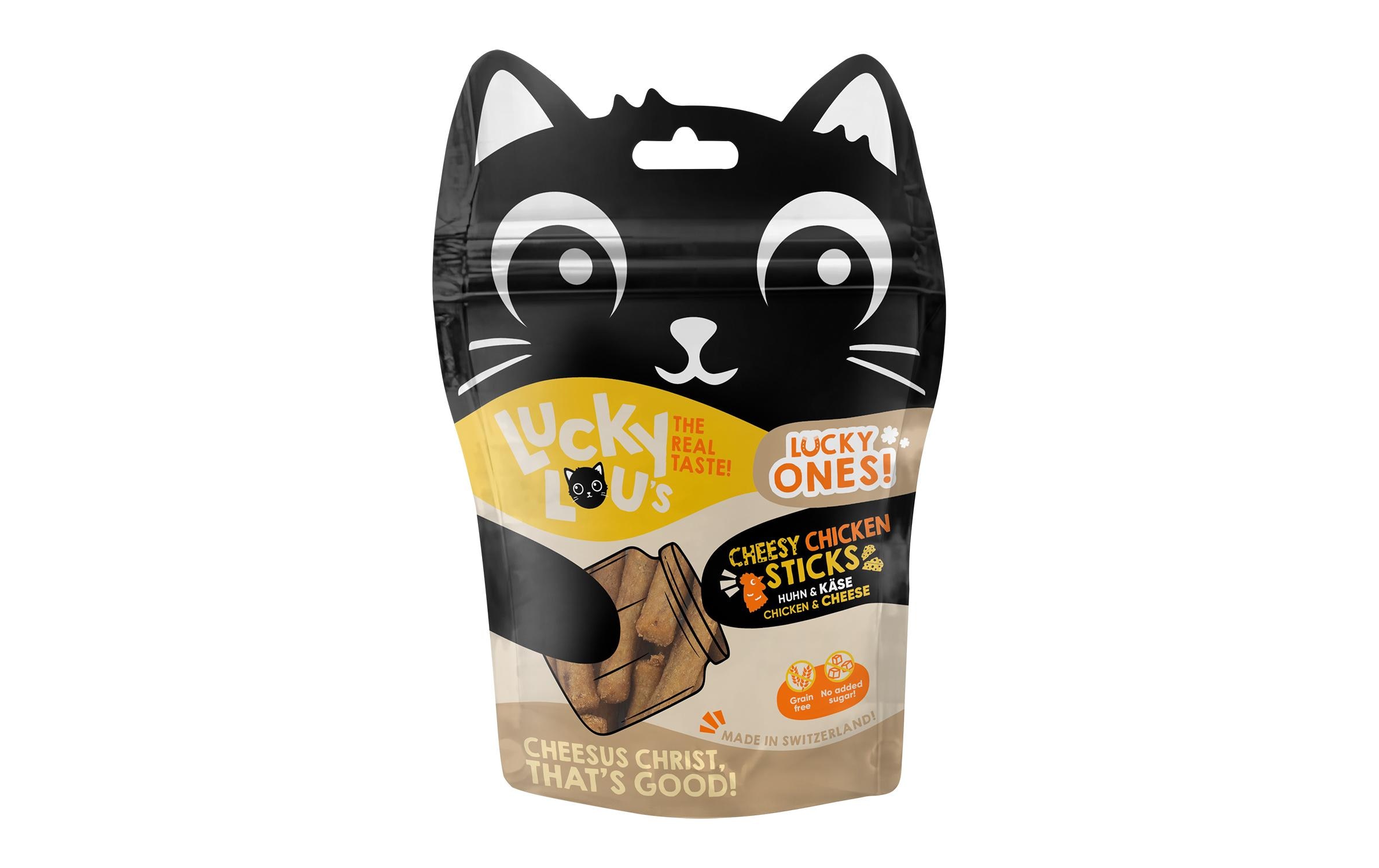 Lucky Lou Katzen-Snack Lucky Ones Sticks Käse & Huhn, 50 g