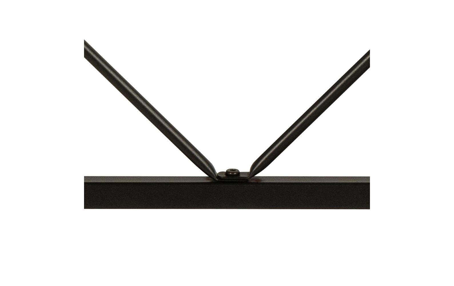 AC Design Tisch Bahamas, Schwarz / Braun