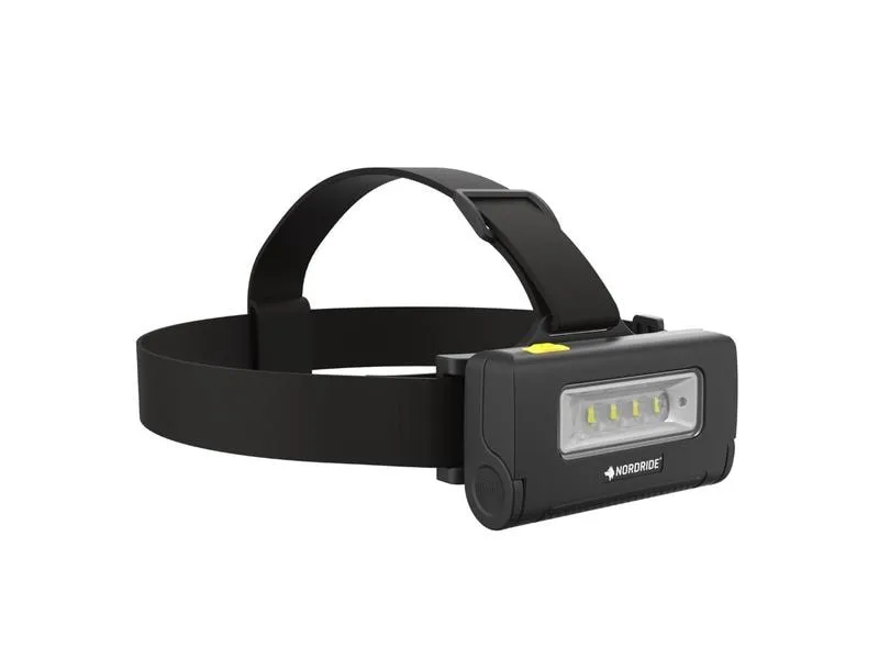 Nordride Stirnlampe DUO Schwarz, 300 lm, IP 65
