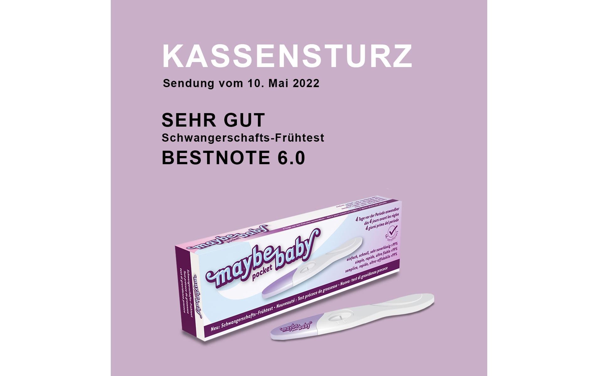 maybe-baby Schwangerschaftstest Pocket Frühtest 2er Pack maybe-baby Schwangerschaftstest Pocket Frühtest 2er Pack