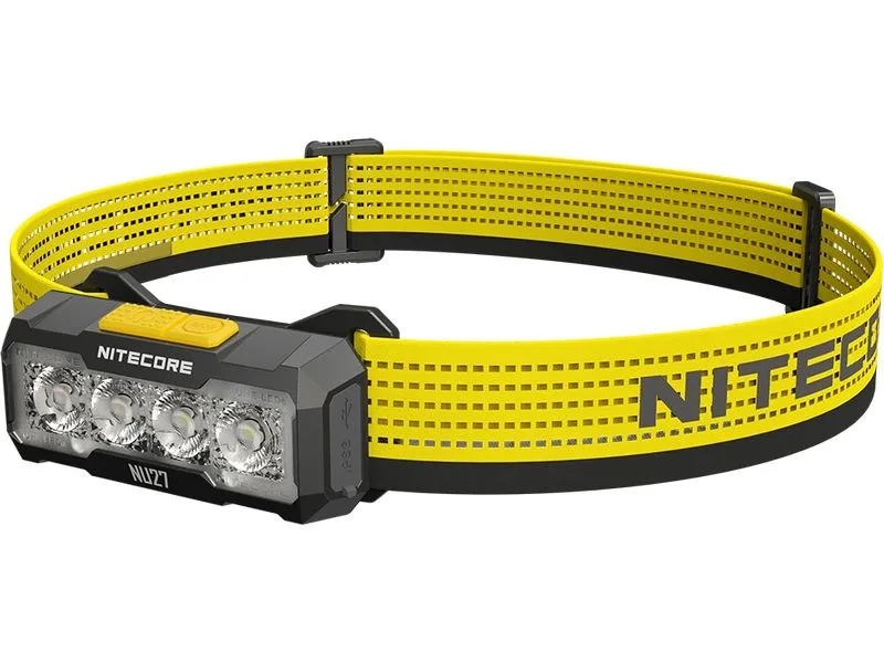 Nitecore Stirnlampe NU27 600 Lumen Gelb/Schwarz