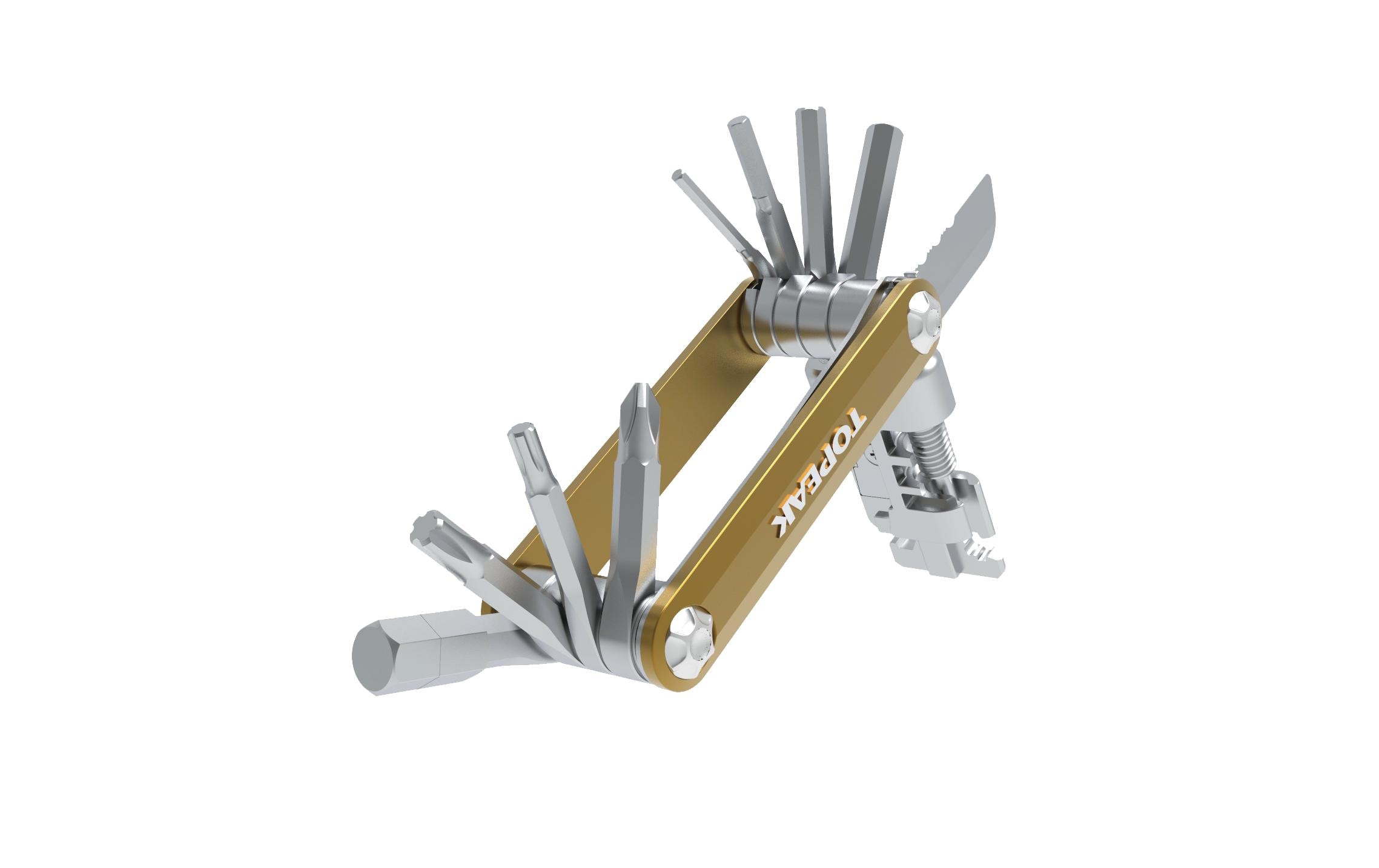 Topeak P20 Minitool mit Kettennieter, 20 Funktionen