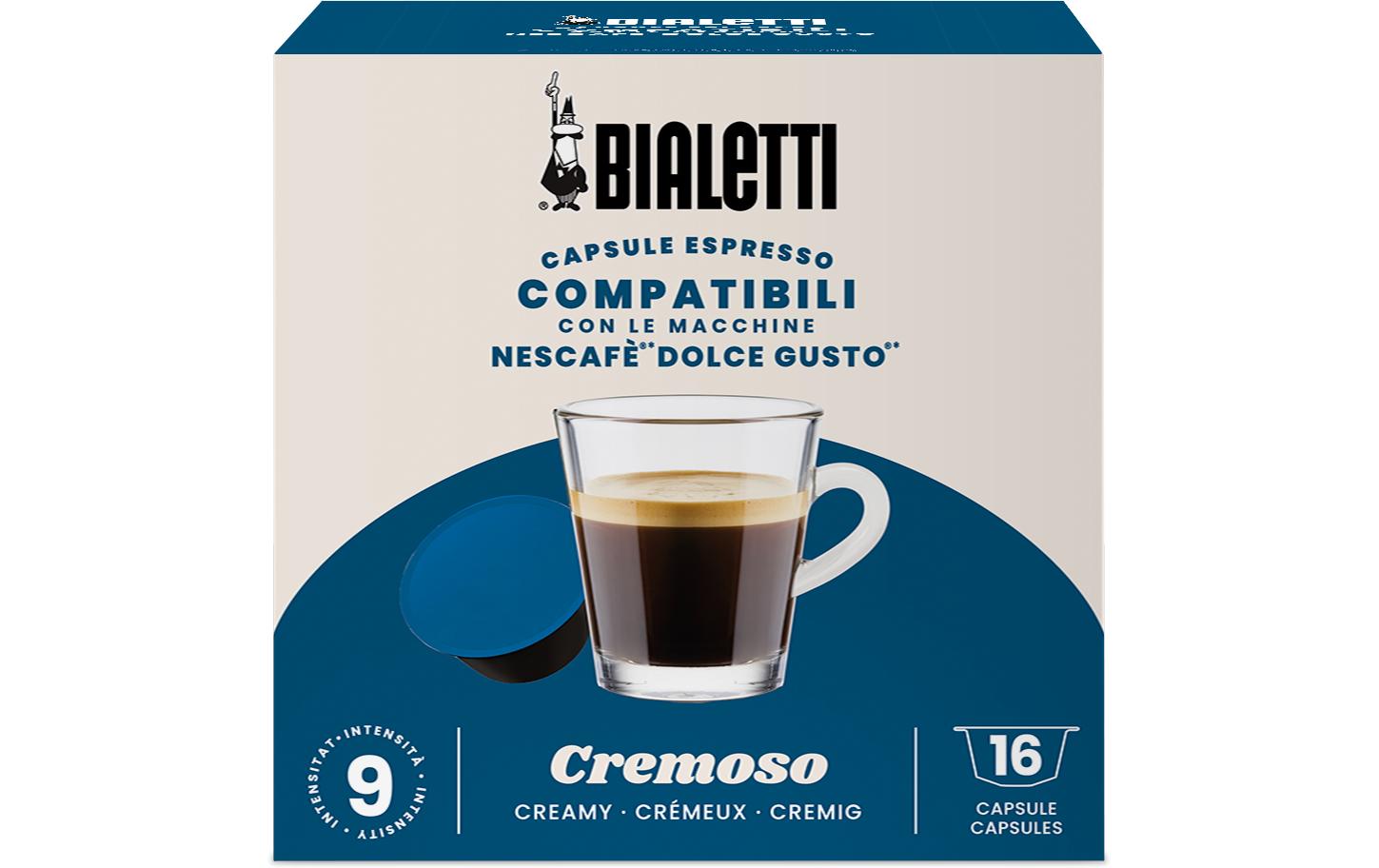 Bialetti Kaffeekapseln Cremoso Dolce Gusto 16 Stück Bialetti Kaffeekapseln Cremoso Dolce Gusto 16 Stück