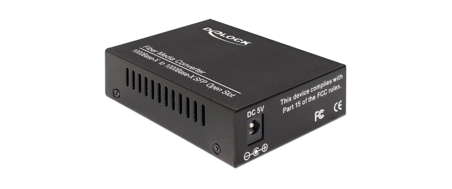 Delock Medienkonverter 1000Base-X SFP zu SFP Delock Medienkonverter 1000Base-X SFP zu SFP