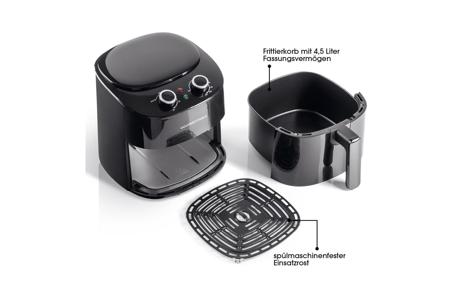 GOURMETmaxx Heissluft-Fritteuse 4.5 l