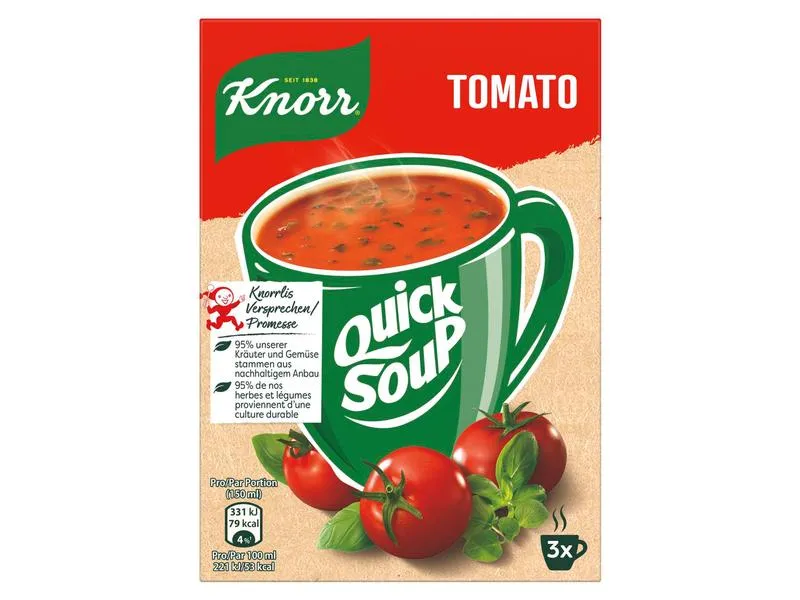 Knorr Quick Soup Tomato 3 Portionen