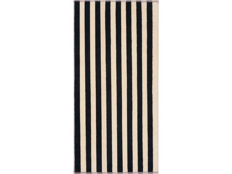 Cawö Duschtuch Bold 70 x 140 cm, Schwarz/Beige