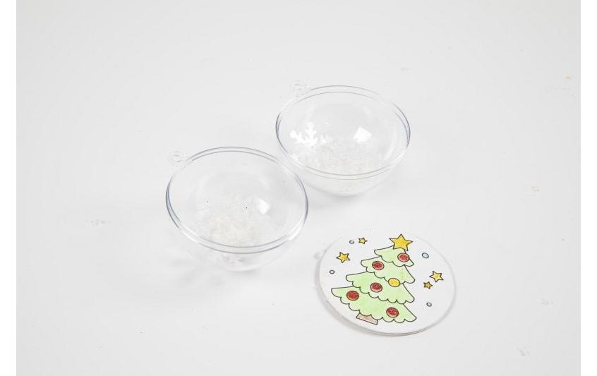Creativ Company Bastelset Weihnachtskugeln Zeichnen