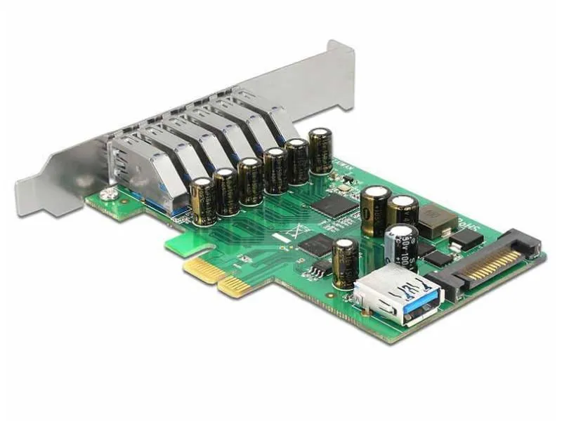 Delock PCI-Express-Karte 89377 USB 3.0 - 6x extern + 1x intern Delock PCI-Express-Karte 89377 USB 3.0 - 6x extern + 1x intern