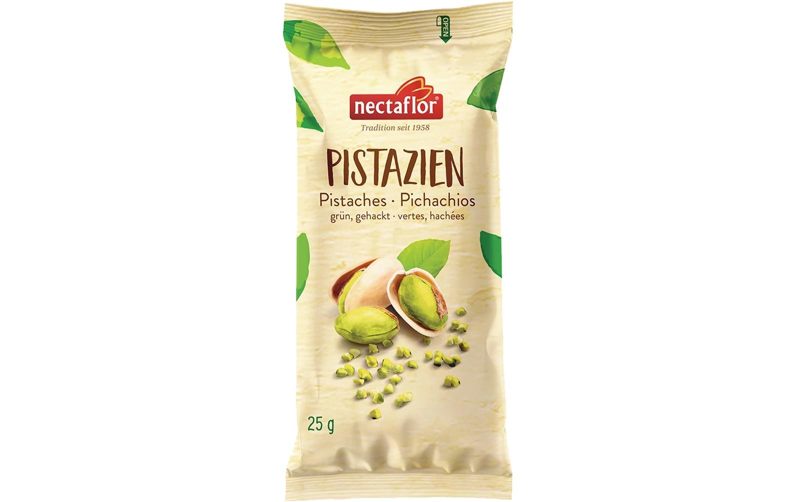 Nectaflor Pistazien Grün, gehackt 25 g Nectaflor Pistazien Grün, gehackt 25 g