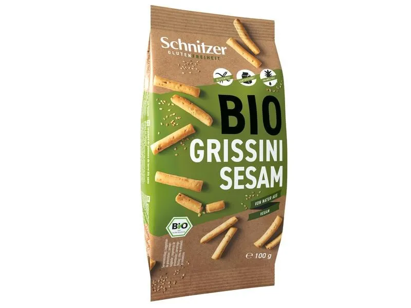 Schnitzer Apéro Bio Sesam Grissini 100 g Schnitzer Apéro Bio Sesam Grissini 100 g