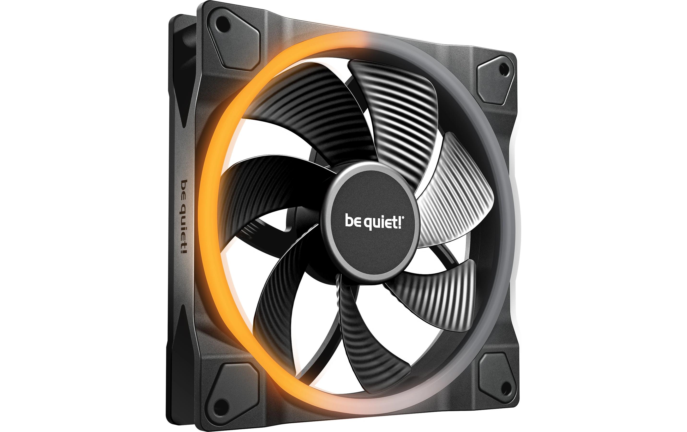 be quiet! PC-Lüfter Light Wings 140 mm PWM Reverse Black