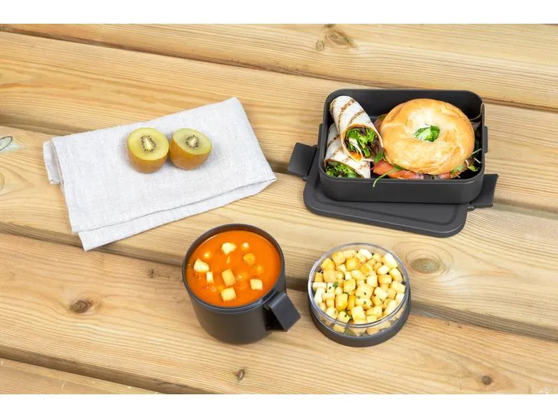 Brabantia Lunchbox Make & Take Dunkelgrau Brabantia Lunchbox Make & Take Dunkelgrau